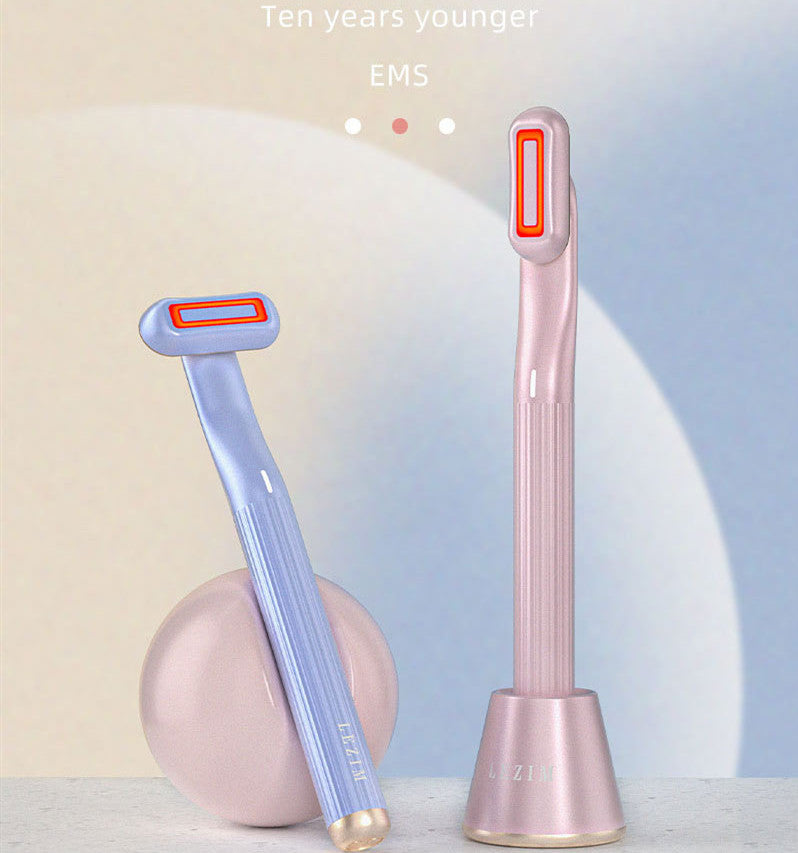 Rotary 360 Degrees Red LED Light 5-in-1 Eye/Face Therapeutic Massage