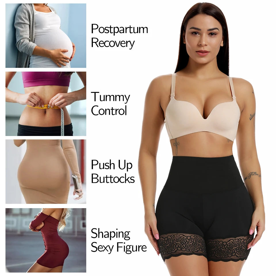 High Waist Tummy Control Body Shaper Shorts