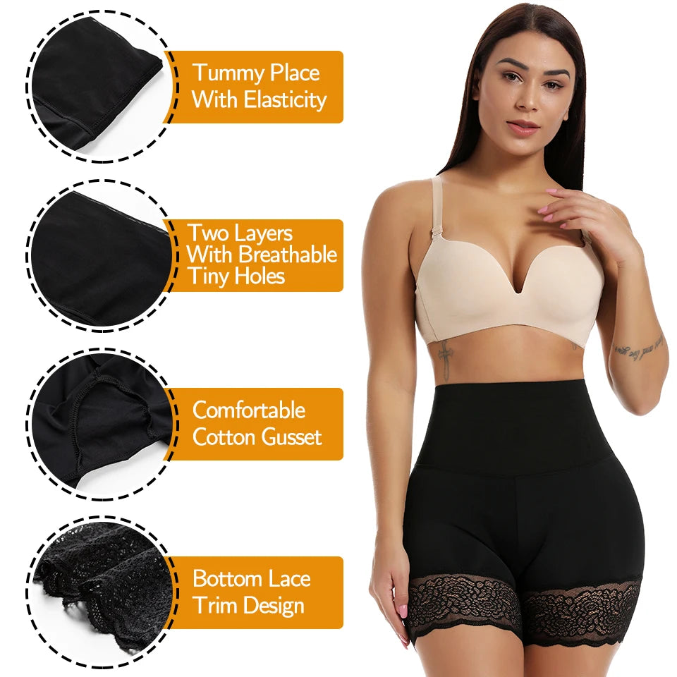 High Waist Tummy Control Body Shaper Shorts