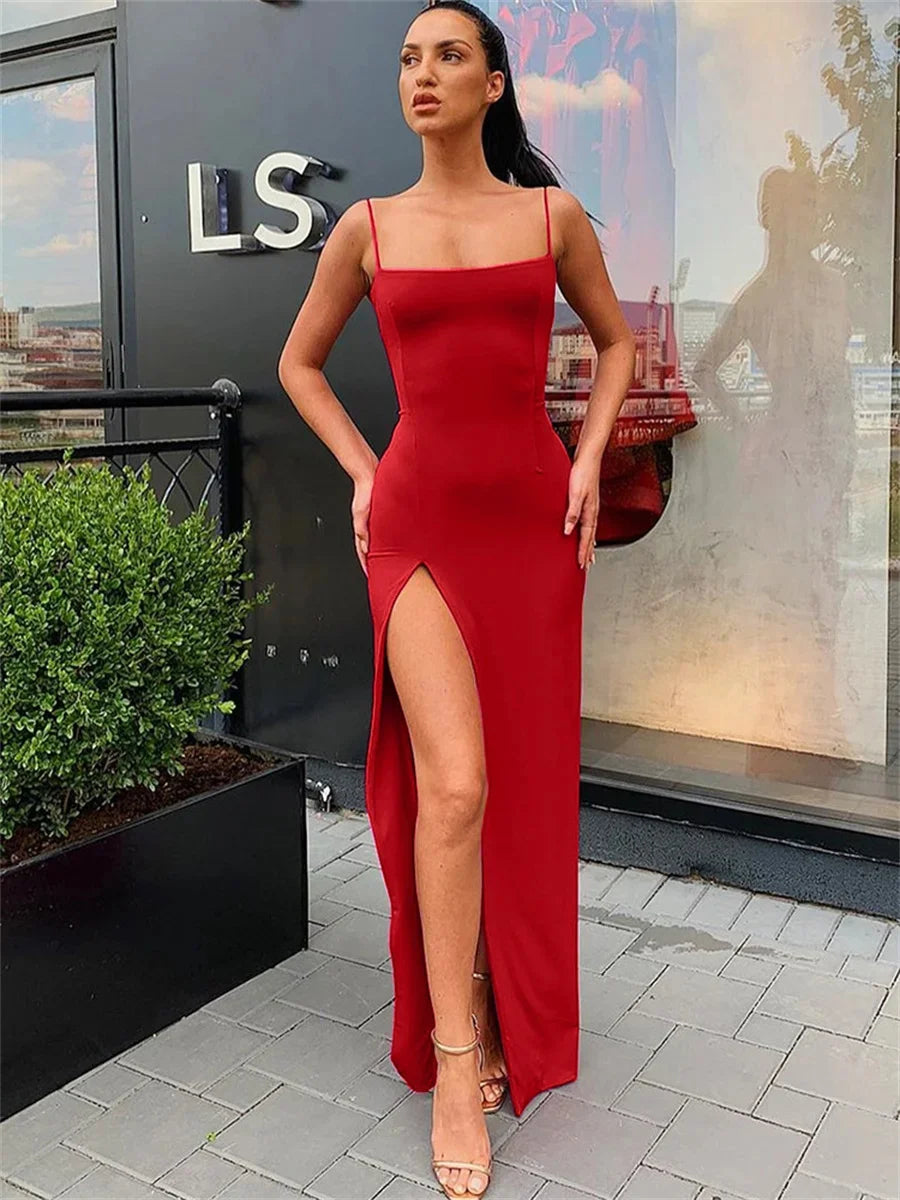 Bodycon Spaghetti Strap party Dress