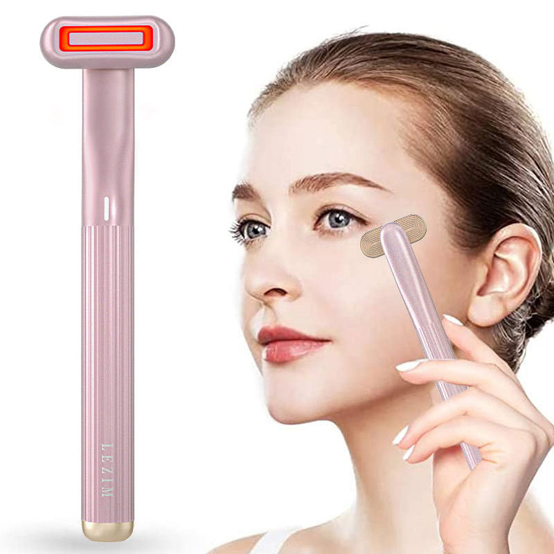 Rotary 360 Degrees Red LED Light 5-in-1  Eye/Face Therapeutic Massage