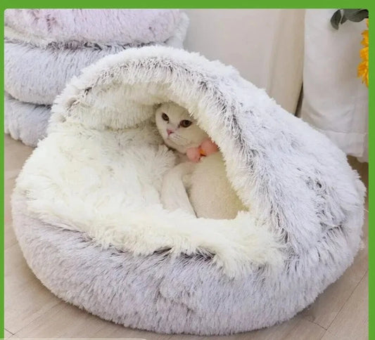 Plush Round Cat / Dog Bed Pet Mattress