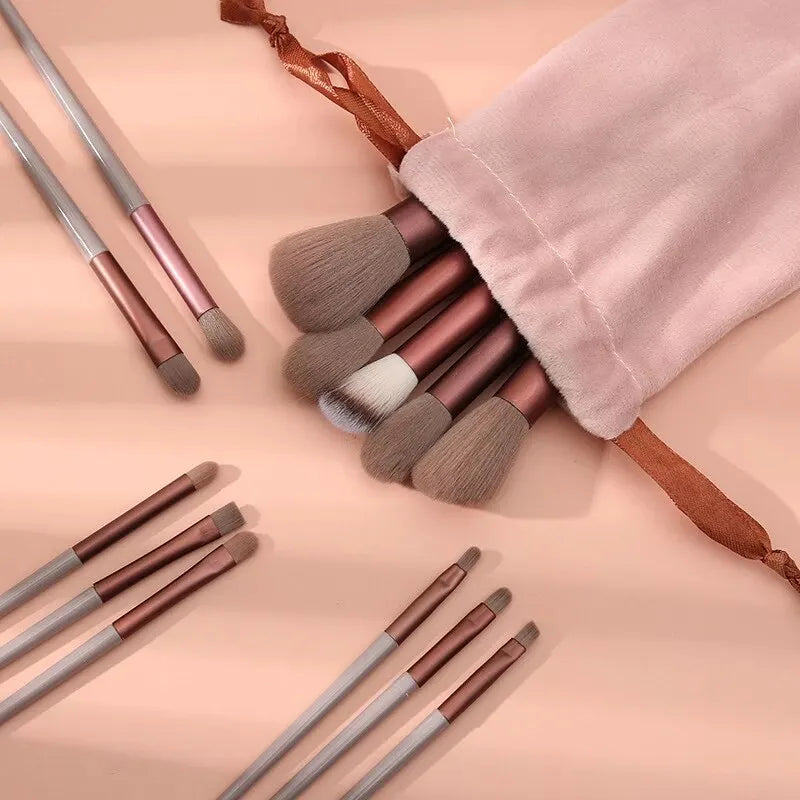 Makeup Soft Brushes of 13 PCS Set with Bag