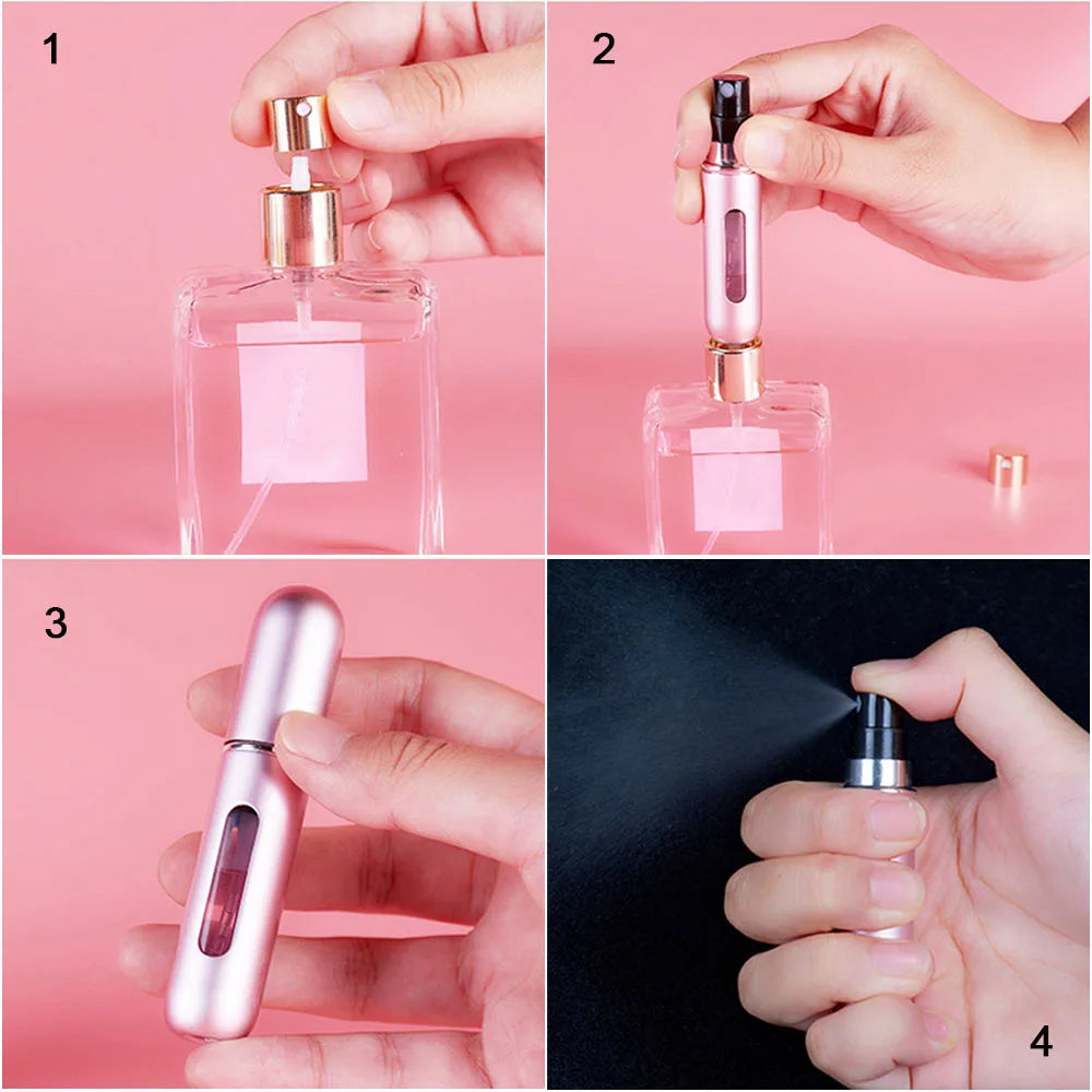 8/5ml Perfume Atomizer Portable Liquid Container Spray