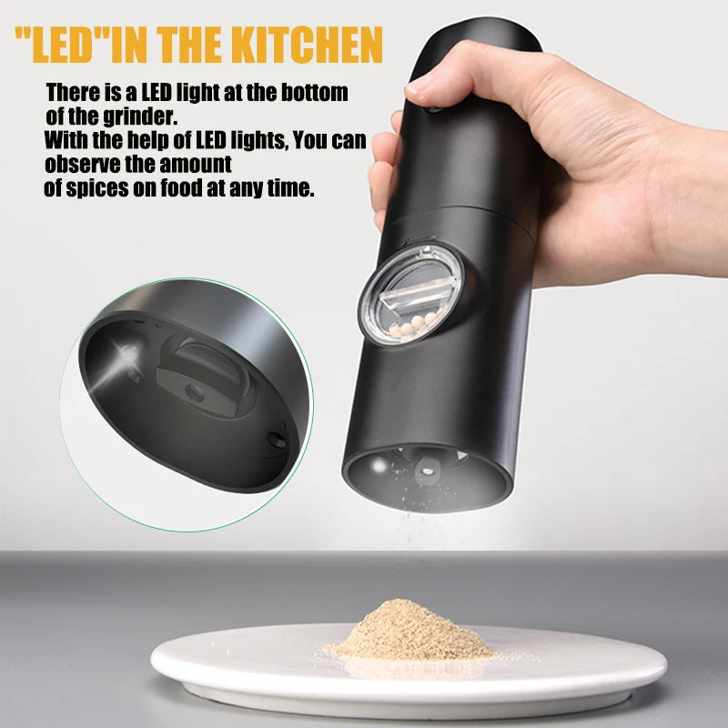 Automatic Rechargeable Pepper/Salt Grinder