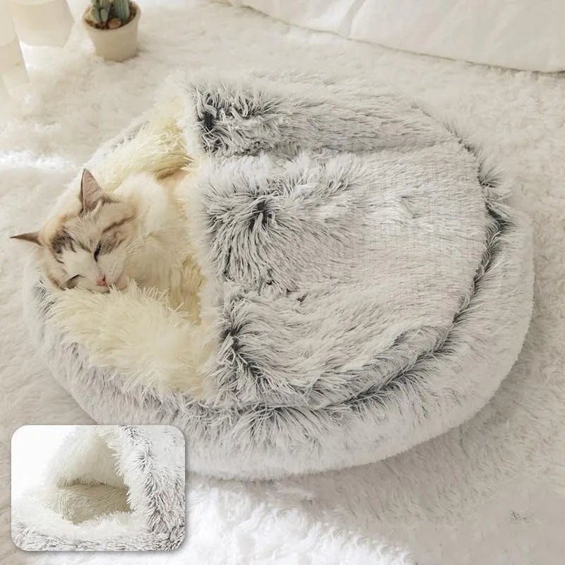 Plush Round Cat / Dog Bed Pet Mattress