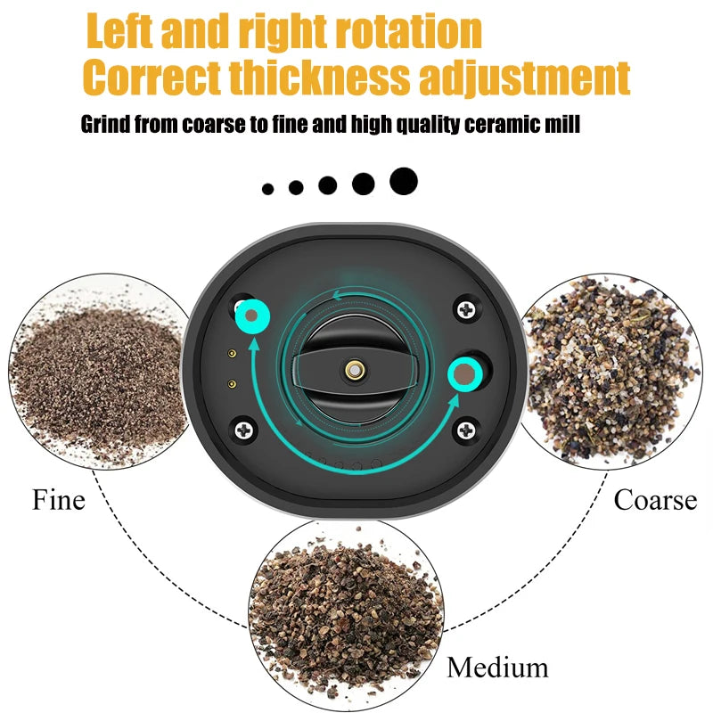 Automatic Rechargeable Pepper/Salt Grinder