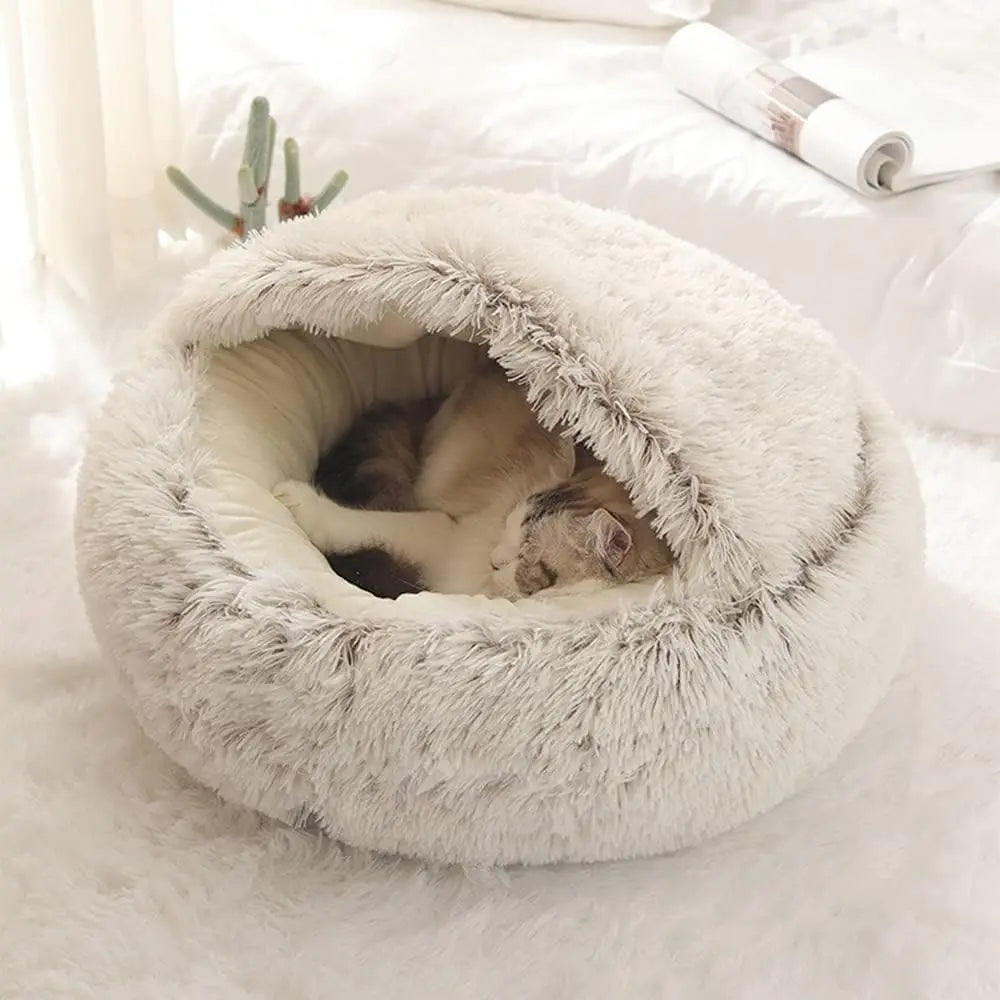Plush Round Cat / Dog Bed Pet Mattress