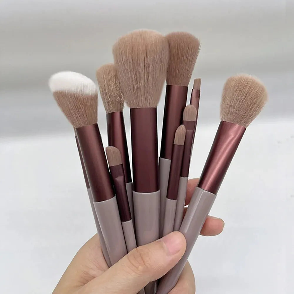 Makeup Soft Brushes of 13 PCS Set with Bag