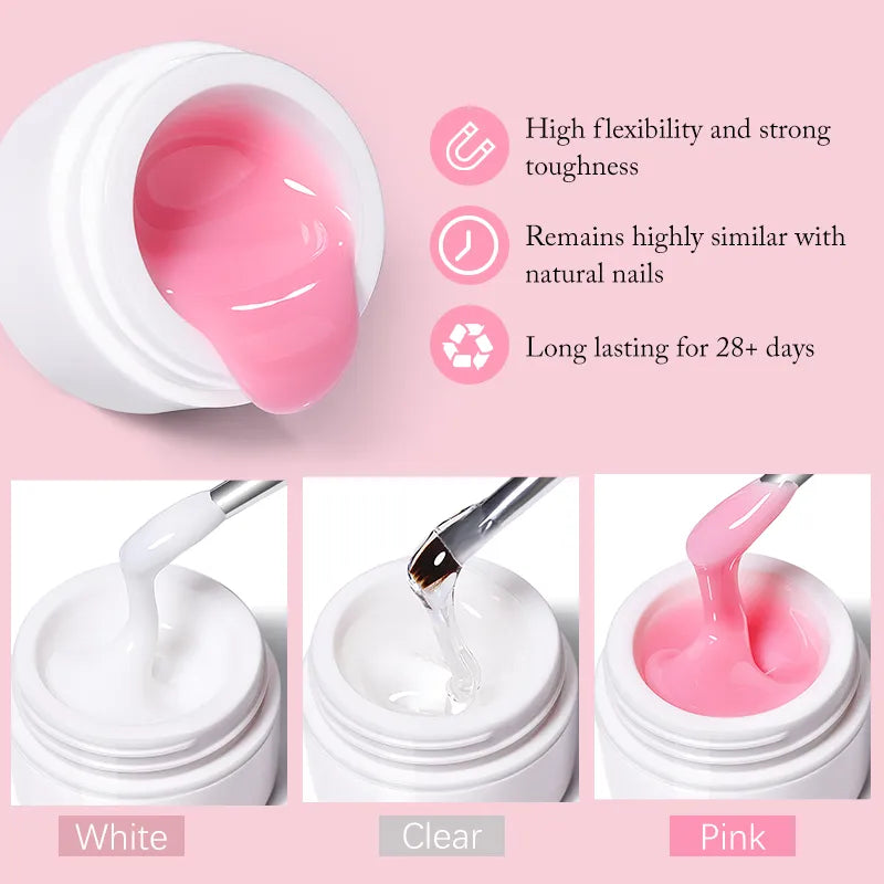 UR-SUGAR Milky 15ml Jelly White Clear Pink colors