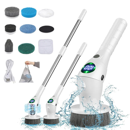 Wireless Rotatable Electric Cleaning Brush 8 in 1 Multifunctional