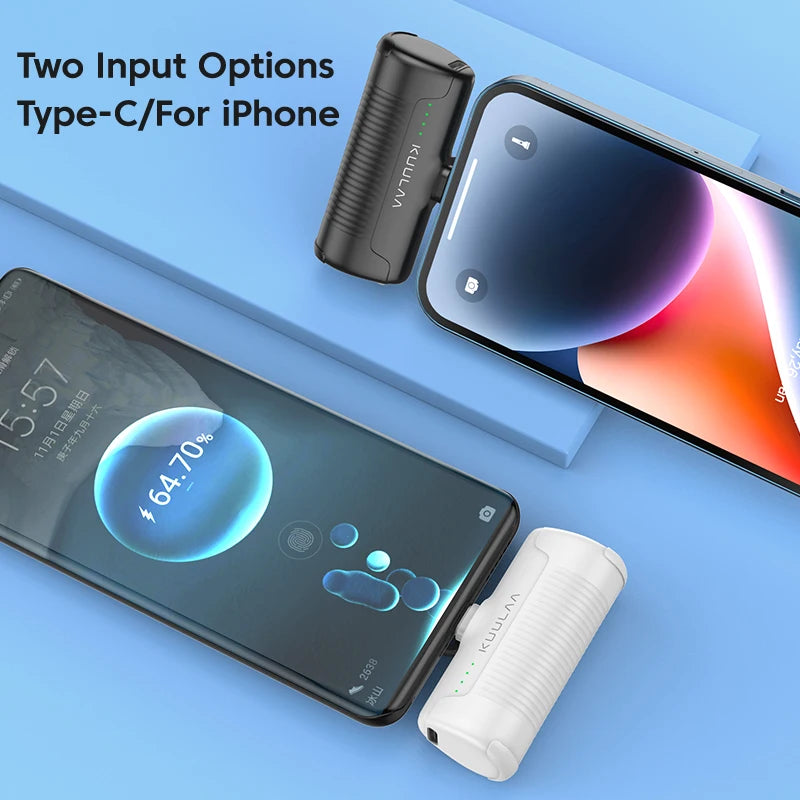 KUULAA Mini Power Bank 4500mAh